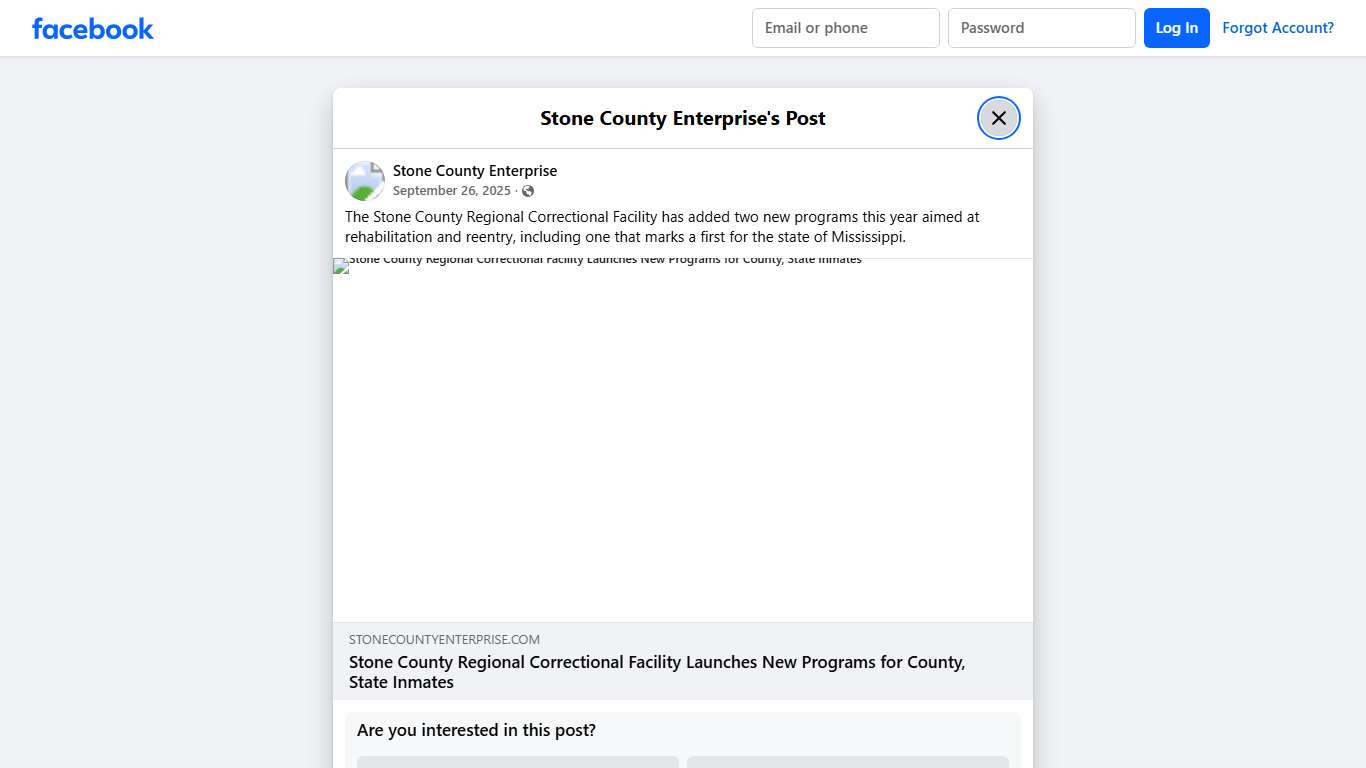 The Stone County Regional... - Stone County Enterprise Facebook